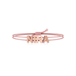 Adjustable Thread Name Bracelet