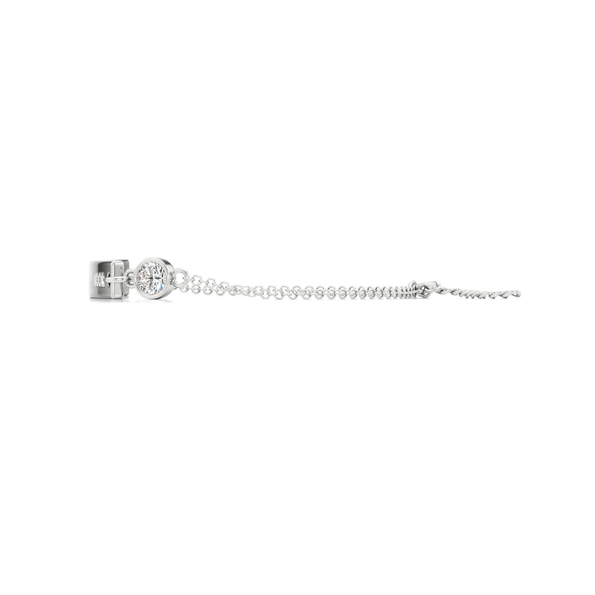 Classic Name Bracelet with Diamond Accents