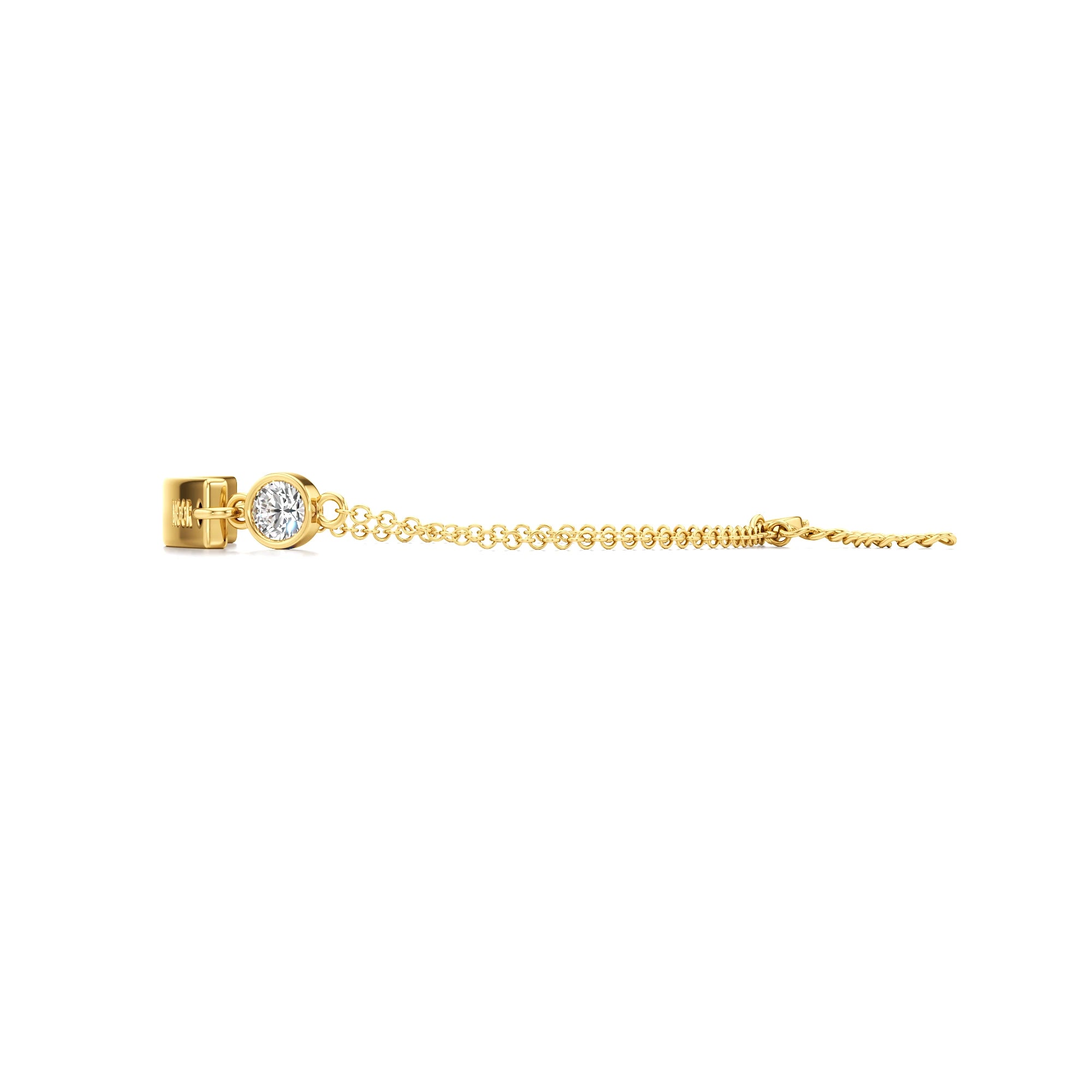Classic Name Bracelet with Diamond Accents
