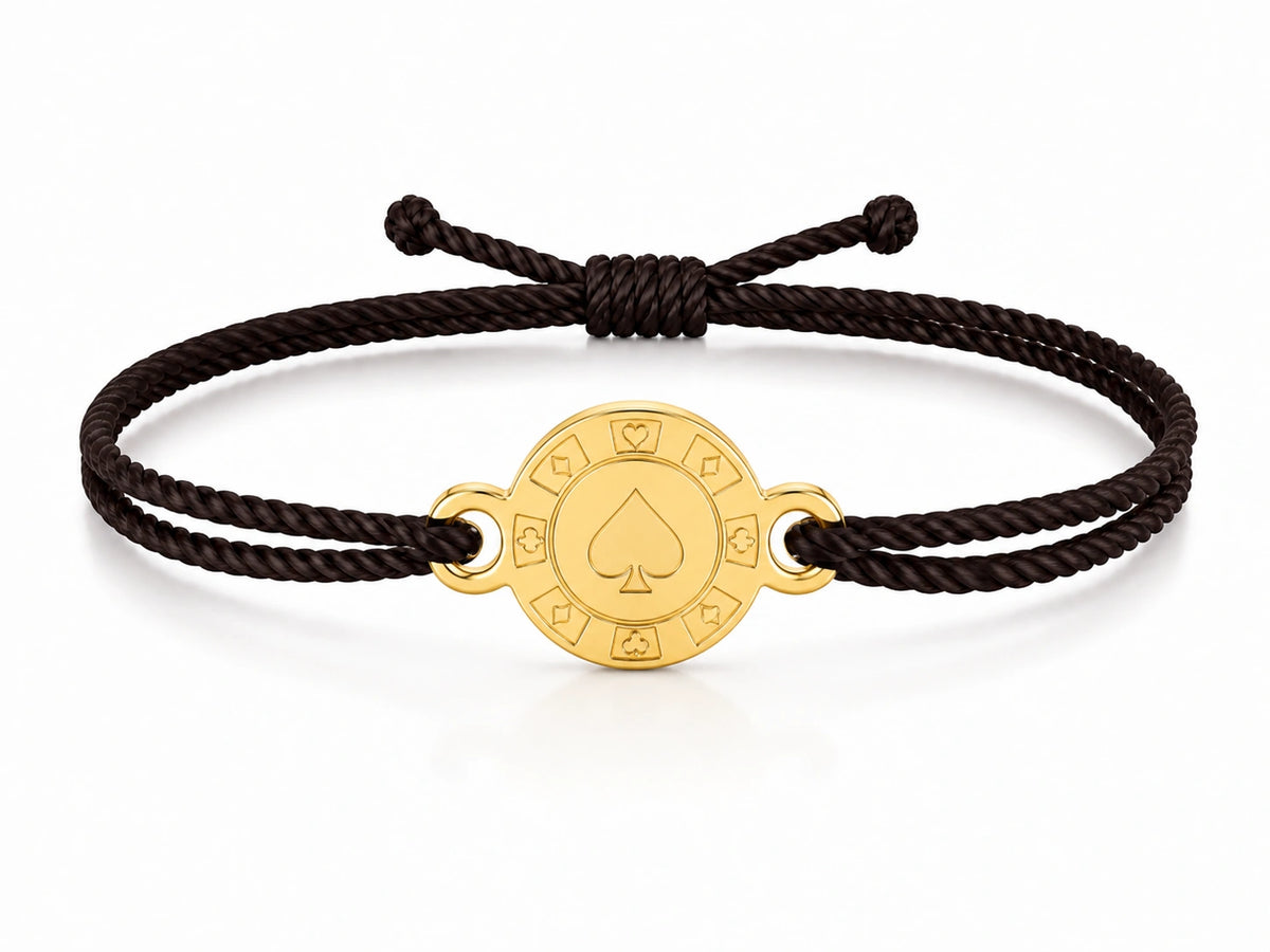 Poker Fanatic Cord Bracelet