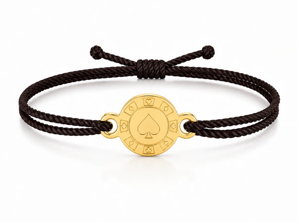 Poker Fanatic Cord Bracelet