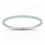 Round Prong Set Bangle