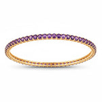Round Prong Set Bangle