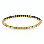Round Prong Set Bangle