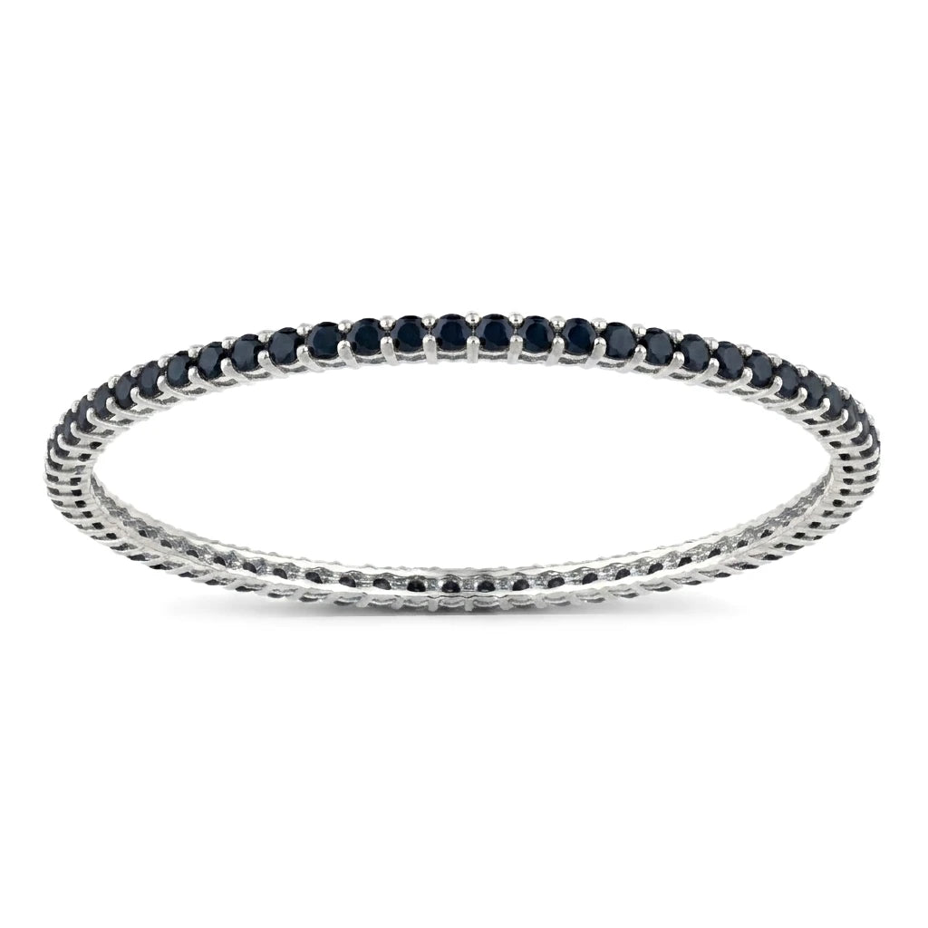 Round Prong Set Bangle