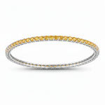Round Prong Set Bangle