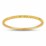 Round Prong Set Bangle