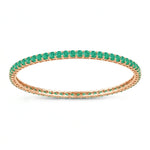 Round Prong Set Bangle