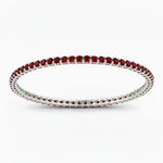 Round Prong Set Bangle