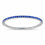 Round Prong Set Bangle