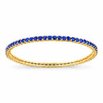 Round Prong Set Bangle