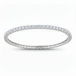 Round Prong Set Bangle
