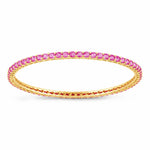Round Prong Set Bangle