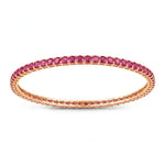 Round Prong Set Bangle