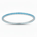 Round Prong Set Bangle