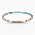 Round Prong Set Bangle