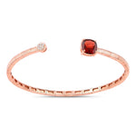 Cushion Prong Set Diamond Accent Bangle