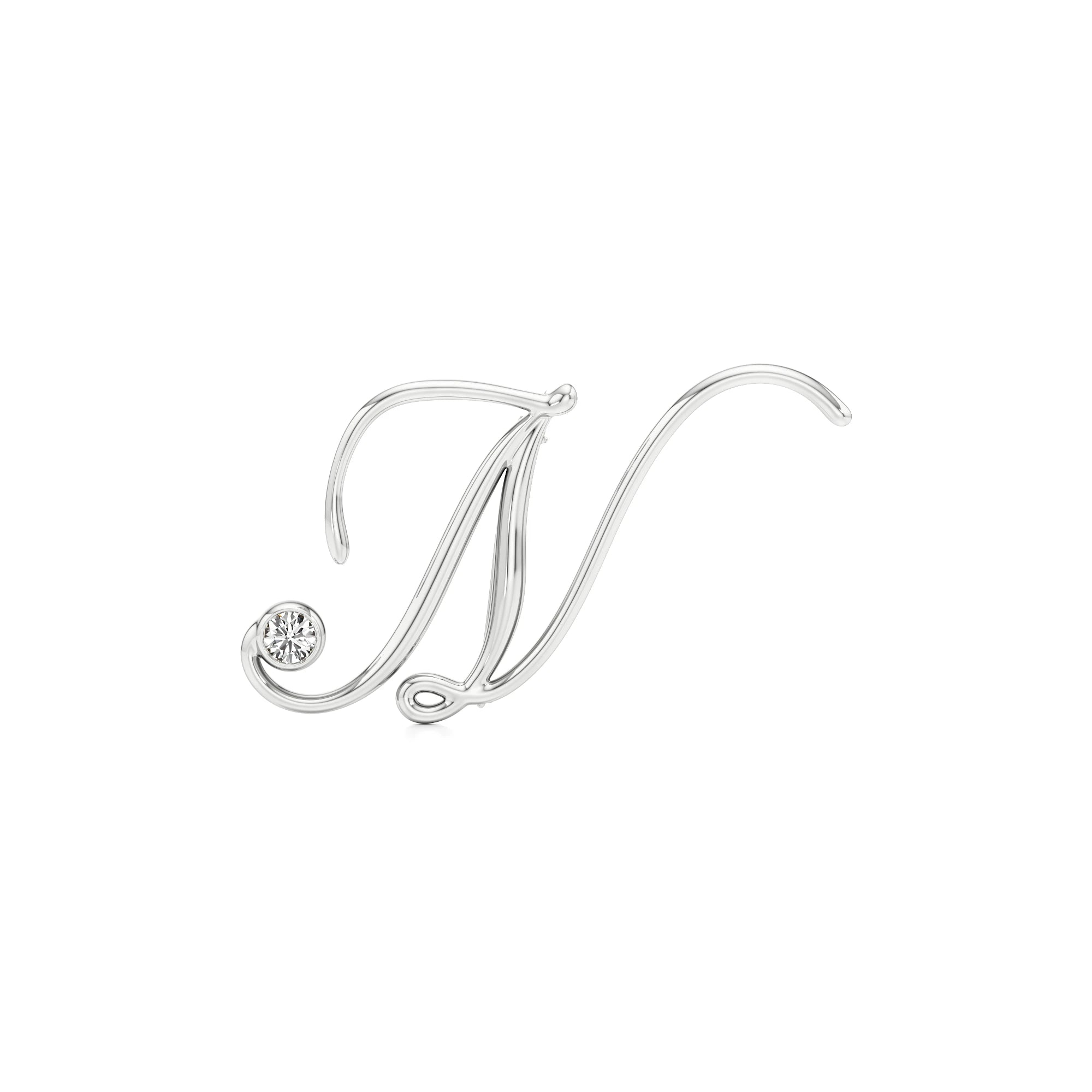 Classic Initial Brooch
