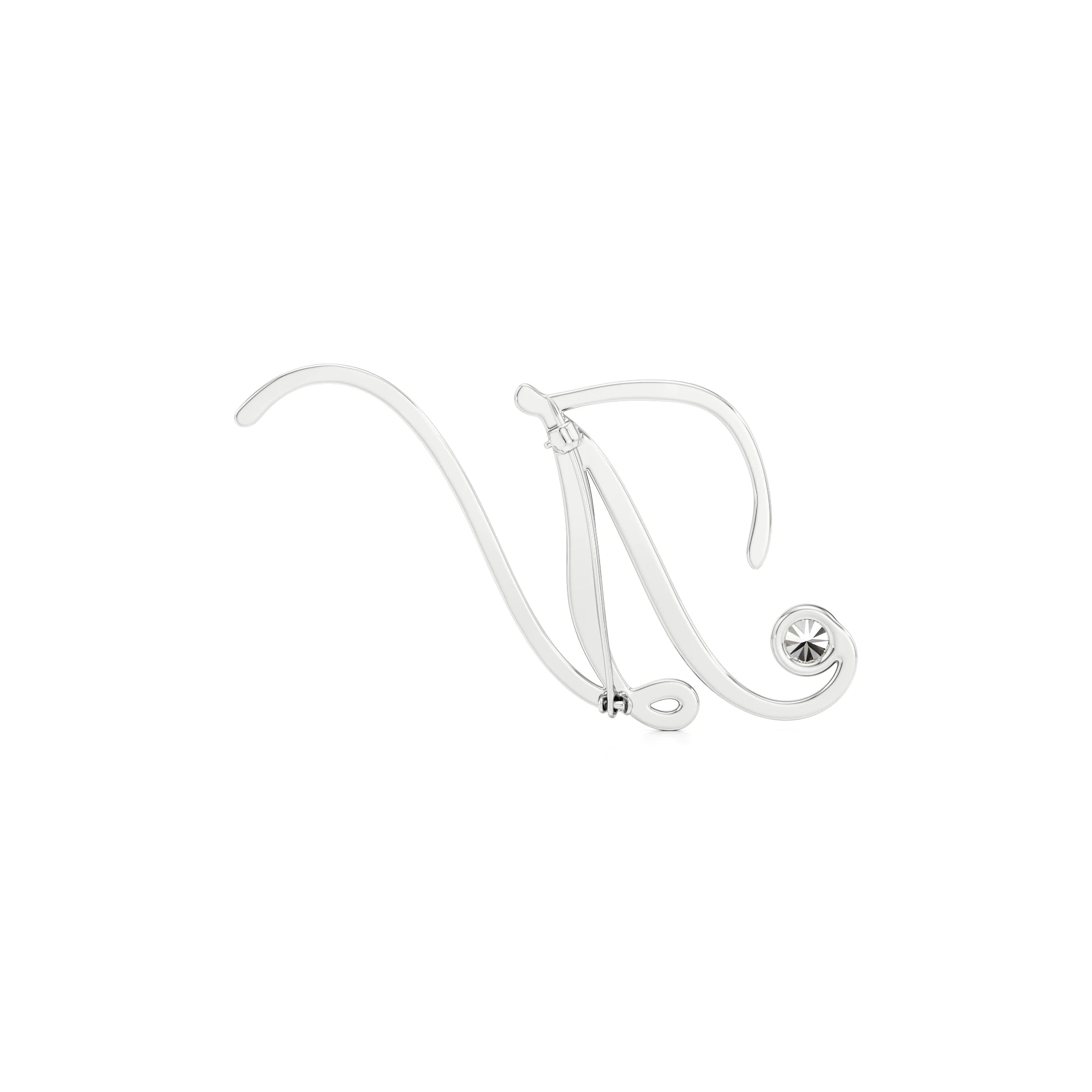 Classic Initial Brooch