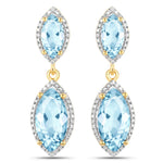Marquise Cut Diamond Accent Drop Earrings