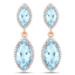 Marquise Cut Diamond Accent Drop Earrings