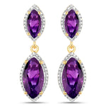 Marquise Cut Diamond Accent Drop Earrings