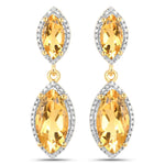 Marquise Cut Diamond Accent Drop Earrings