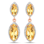 Marquise Cut Diamond Accent Drop Earrings