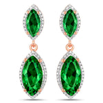 Marquise Cut Diamond Accent Drop Earrings