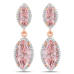 Marquise Cut Diamond Accent Drop Earrings
