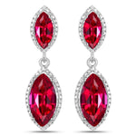 Marquise Cut Diamond Accent Drop Earrings