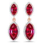 Marquise Cut Diamond Accent Drop Earrings