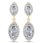 Marquise Cut Diamond Accent Drop Earrings