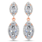 Marquise Cut Diamond Accent Drop Earrings
