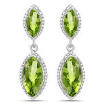 Marquise Cut Diamond Accent Drop Earrings