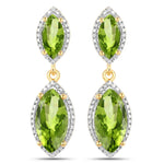 Marquise Cut Diamond Accent Drop Earrings