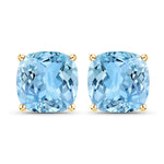 Cushion Cut Stud Earrings