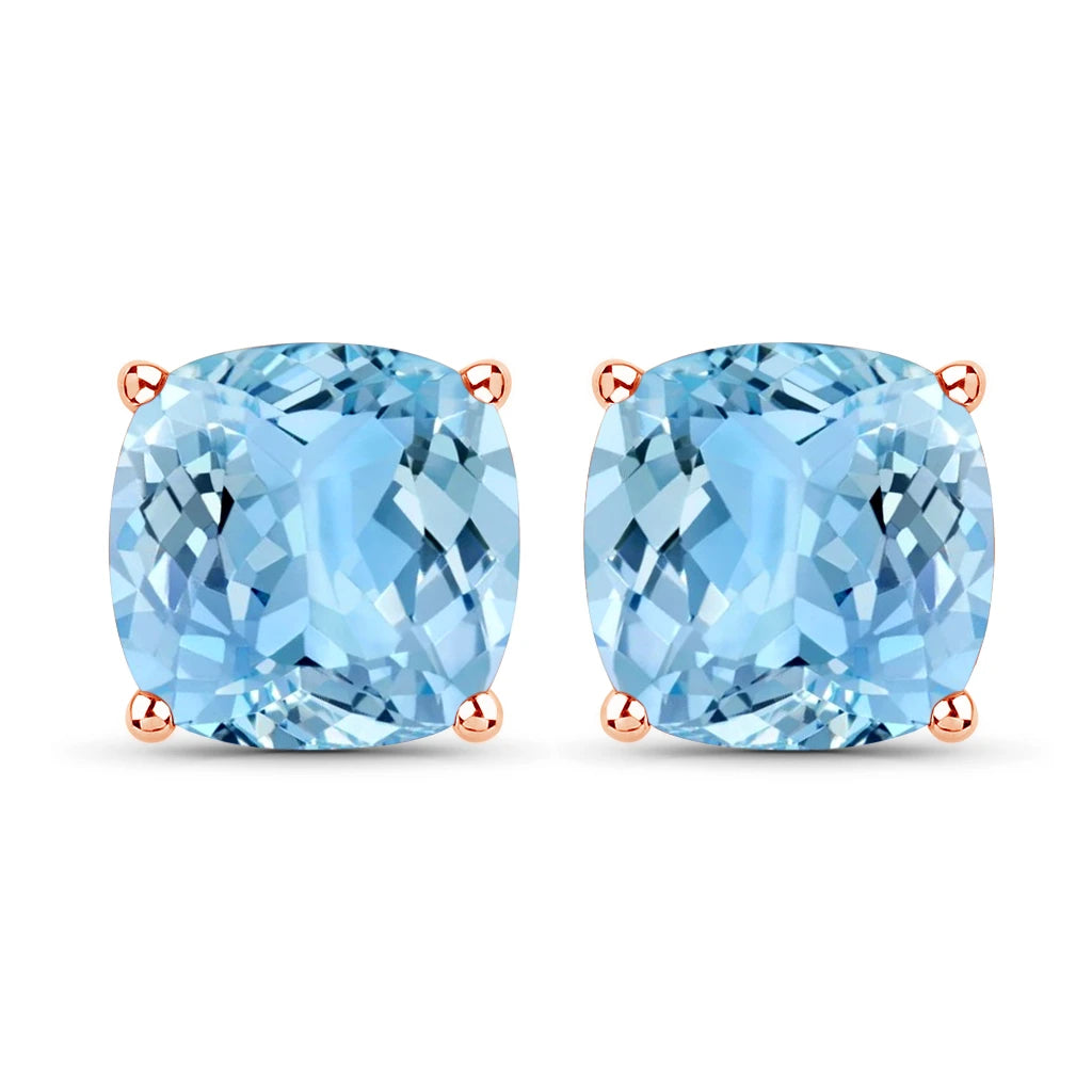 Cushion Cut Stud Earrings