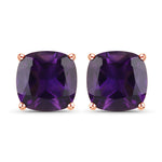Cushion Cut Stud Earrings