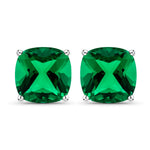 Cushion Cut Stud Earrings