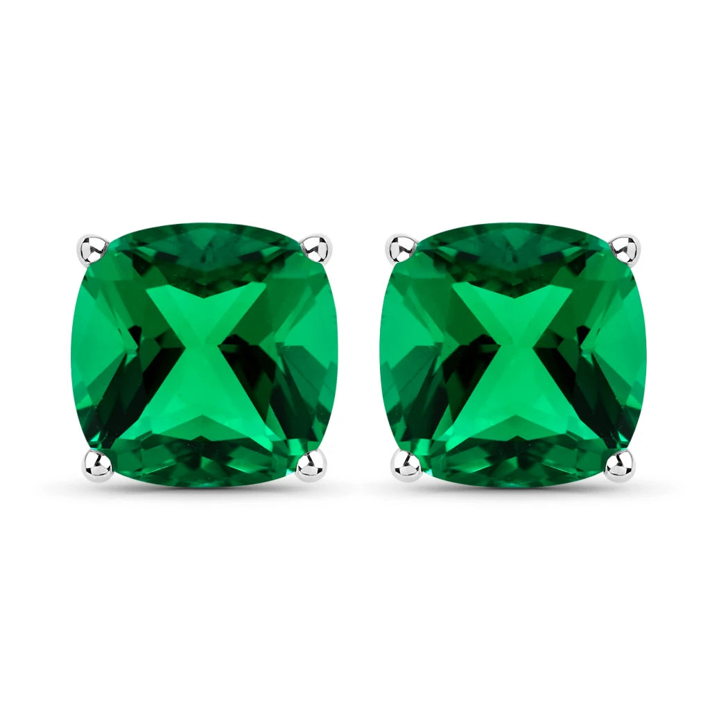 Cushion Cut Stud Earrings