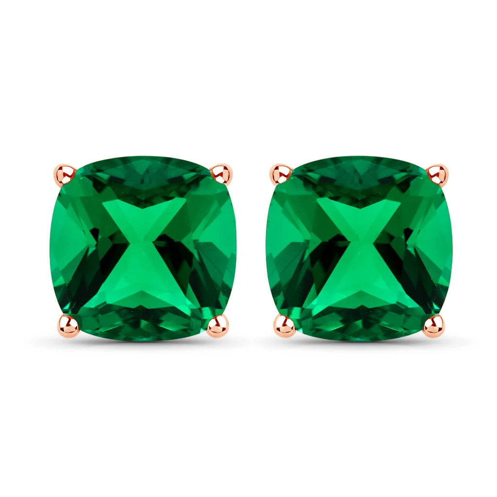 Cushion Cut Stud Earrings