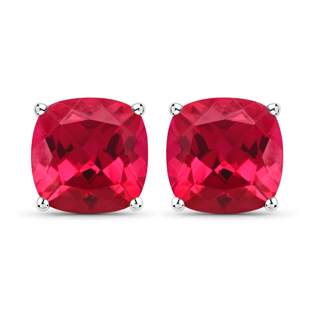 Cushion Cut Stud Earrings