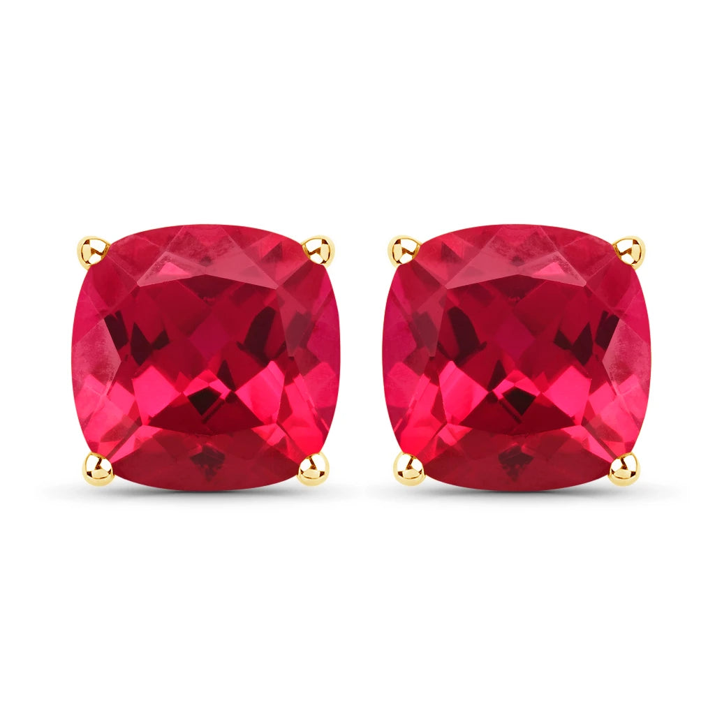 Cushion Cut Stud Earrings