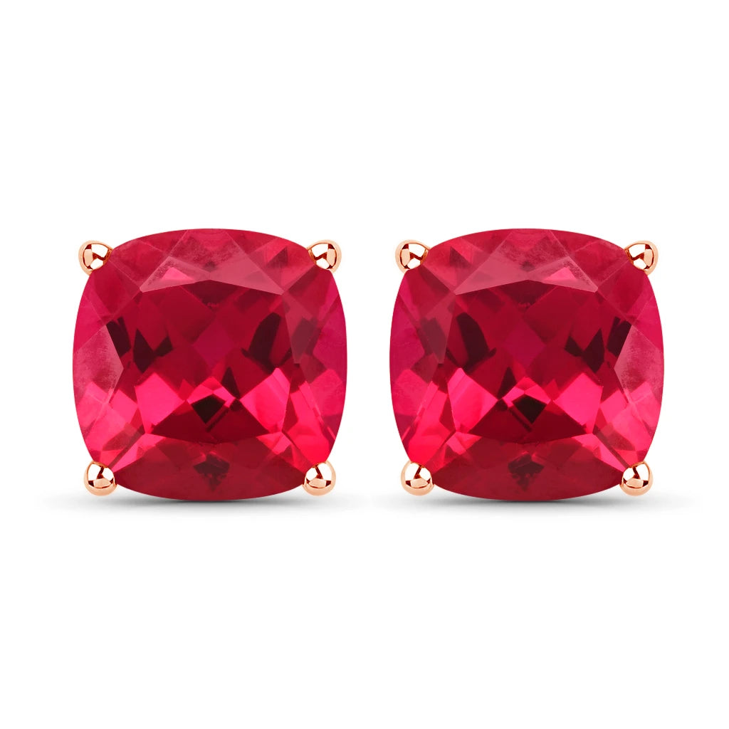 Cushion Cut Stud Earrings
