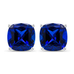 Cushion Cut Stud Earrings