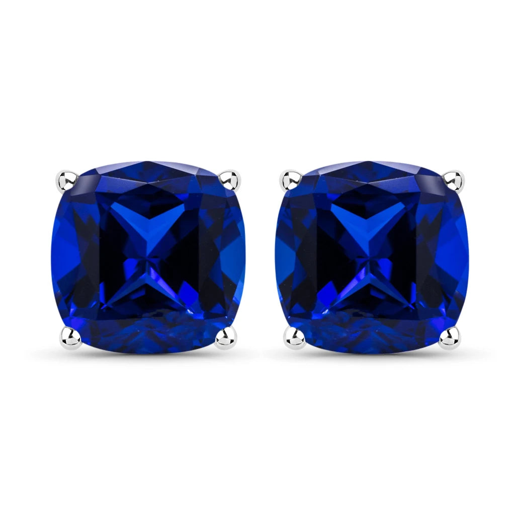 Cushion Cut Stud Earrings
