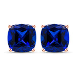 Cushion Cut Stud Earrings