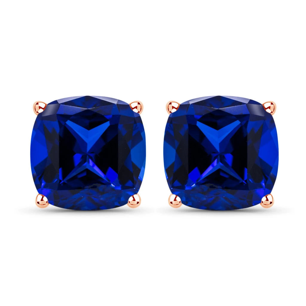 Cushion Cut Stud Earrings