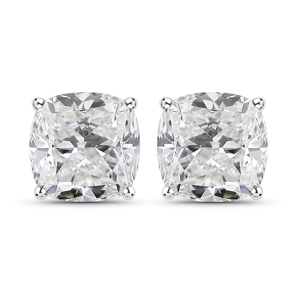 Cushion Cut Stud Earrings